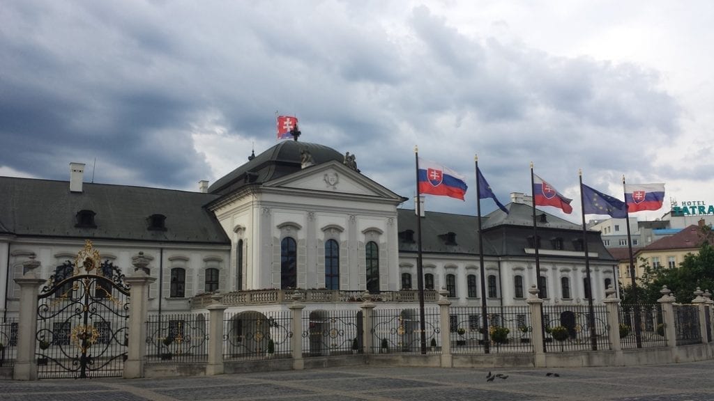 The Presidential Palace in Bratislava