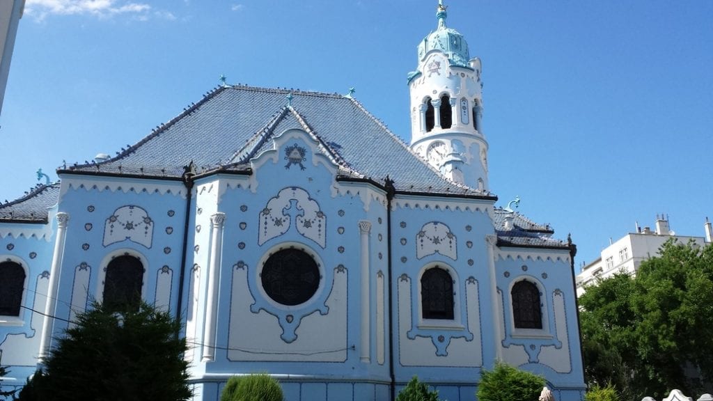 The Blue Church in Bratislava
