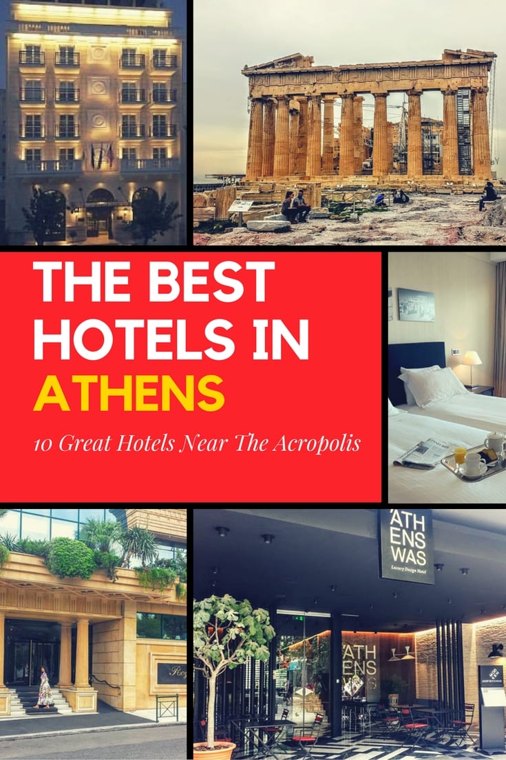These are the best hotels near the Acropolis in Athens. If you are planning to visit Athens in Greece, this list of the 10 best hotels in Athens will help you plan where to stay.