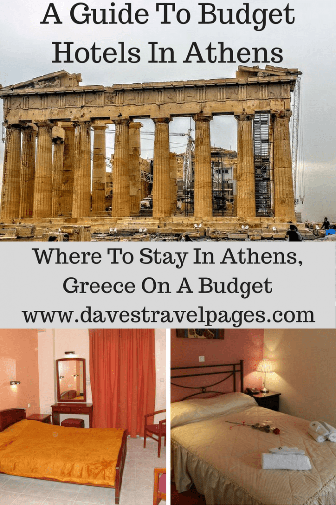A Guide to Budget Hotels in Athens, Greece. A selection of cheap hotels in Athens for less than 30 Euros a night.