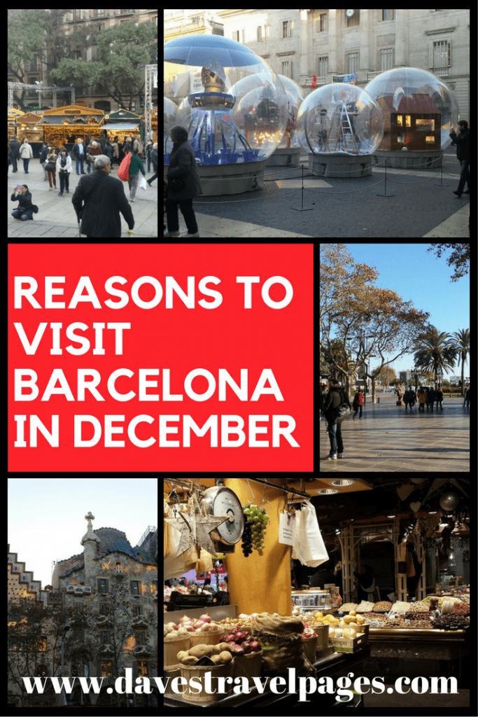 Reasons to visit Barcelona in December. If you want to see this beautiful Spanish city without the tourist crowds, December is a great month to visit!