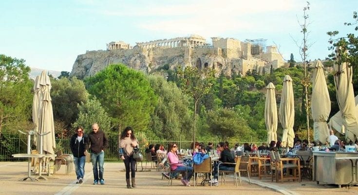 athens greece travel brochure