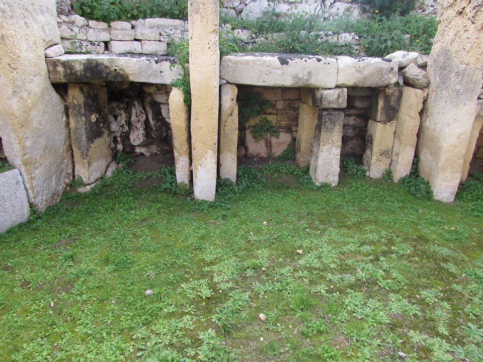 The Ggantija temples -were these sacrificial areas?