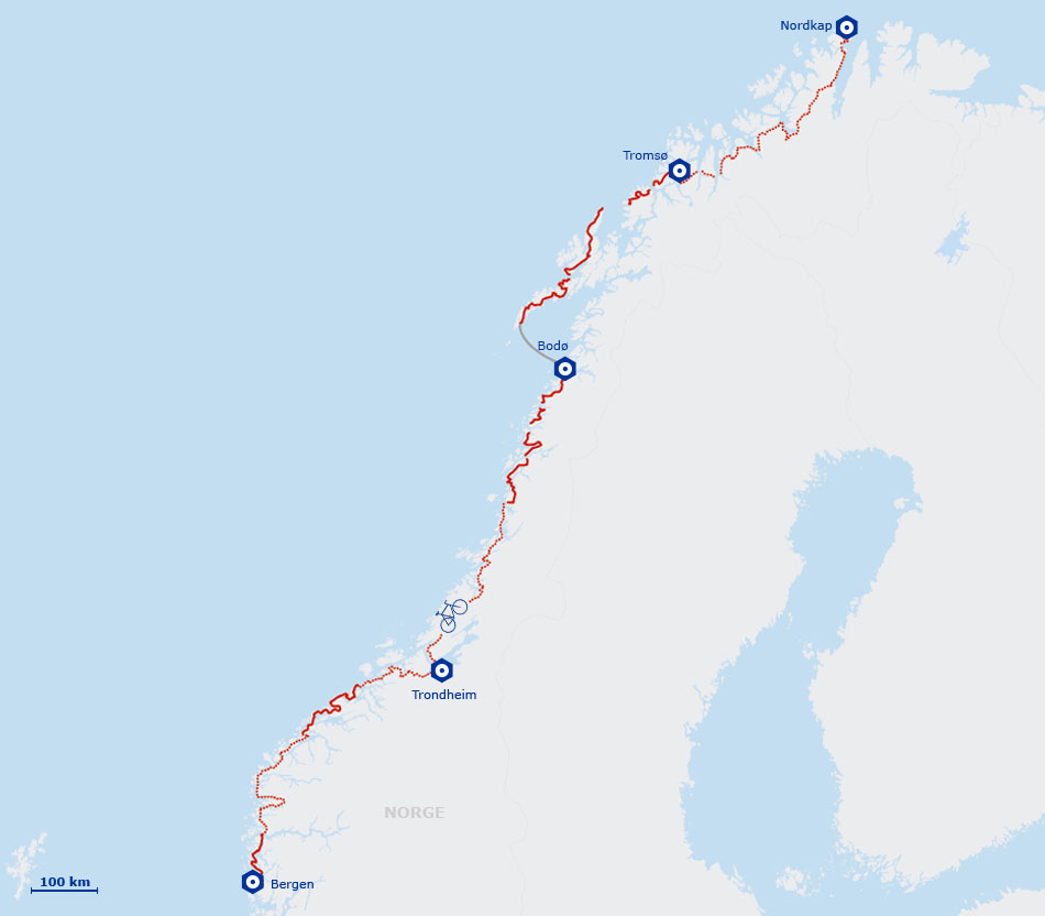 Eurovelo Route 1 in Norway