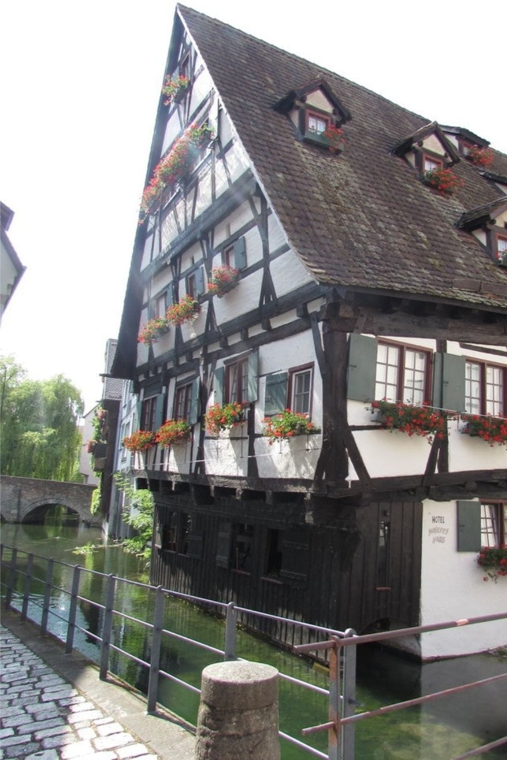 Strolling around the old quarters in Ulm Germany