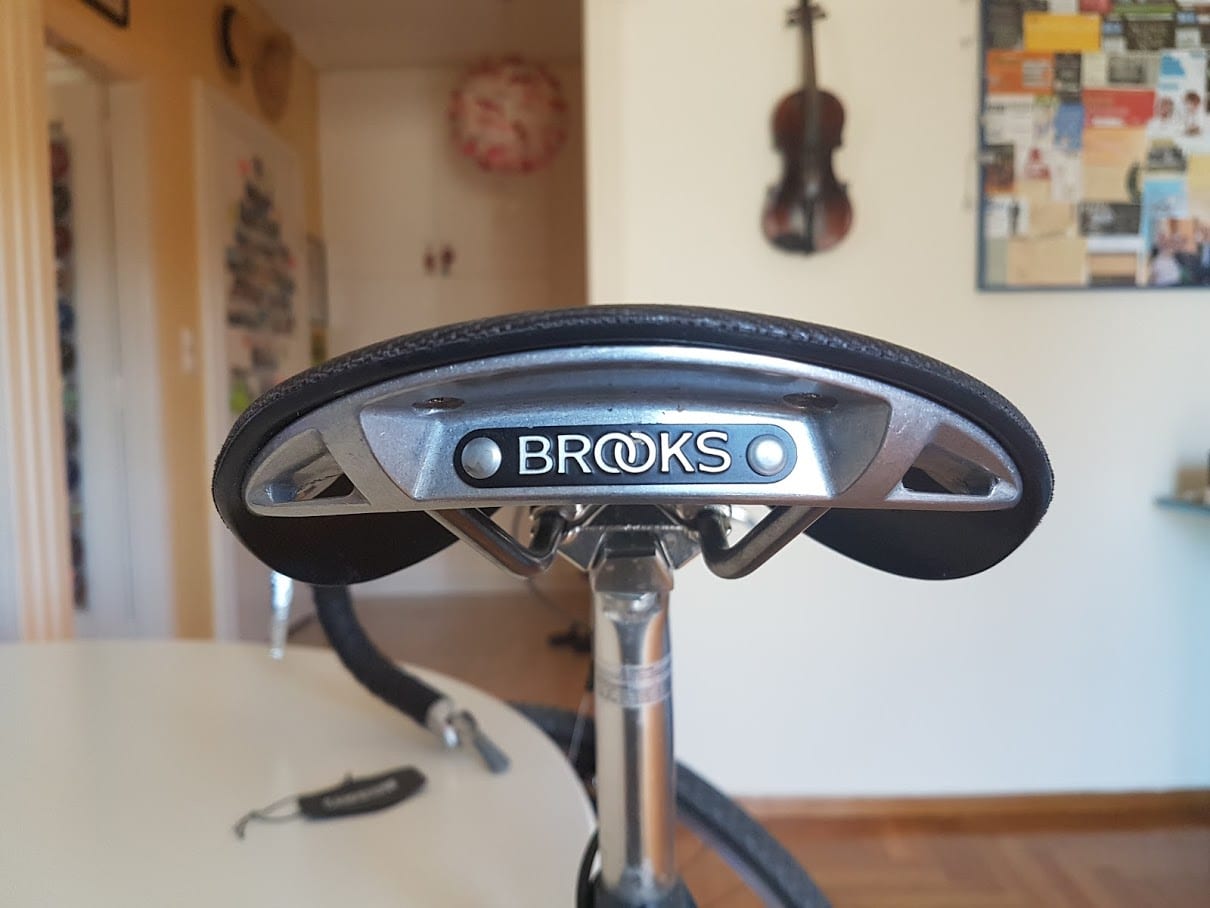 Is the Brooks Cambium C17 good for bike touring? This is a photo of the rear of the saddle as part of the Brooks C17 review