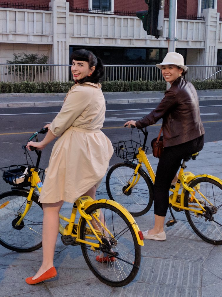 Using bike sharing schemes in China