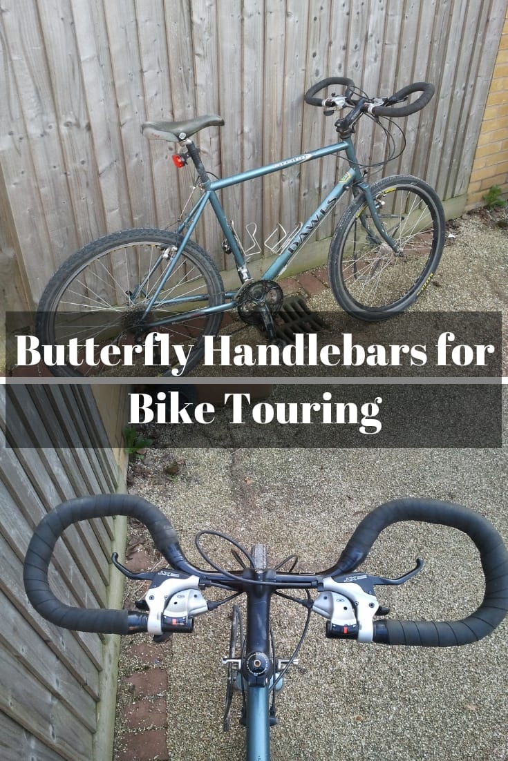 Are Butterfly Handlebars any good for bicycle touring? Here are the pros and cons of using different types of handlebar on a bicycle tour.