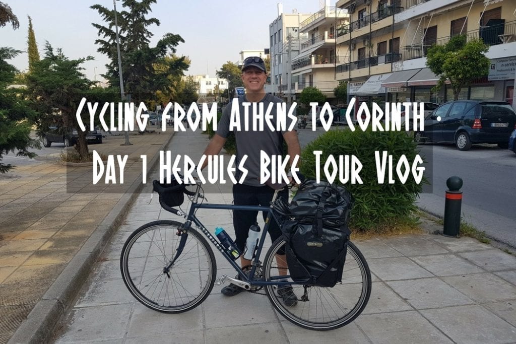 Cycling from Athens to Corinth - Hercules Bike Tour Day 1