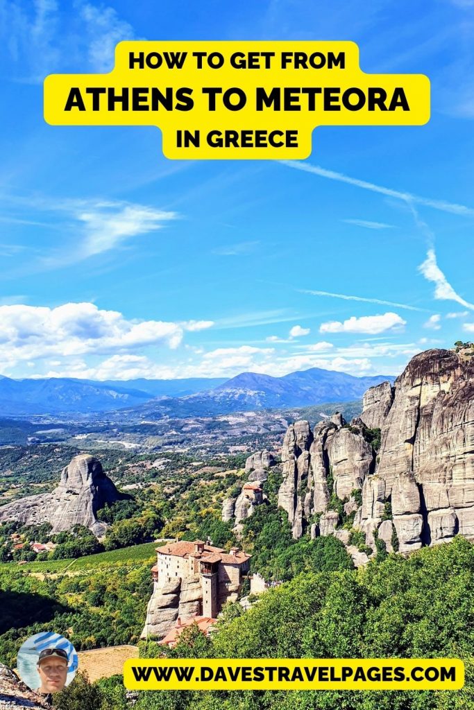 All ways to get from Athens to Meteora in Greece