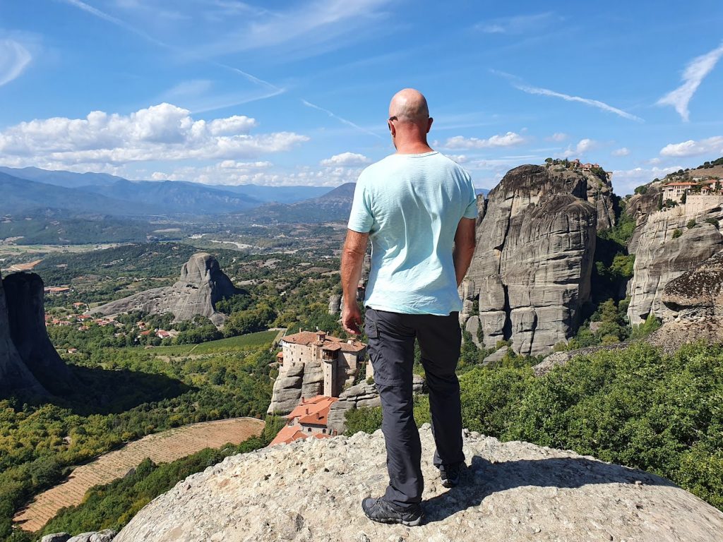 dave briggs in meteora greece