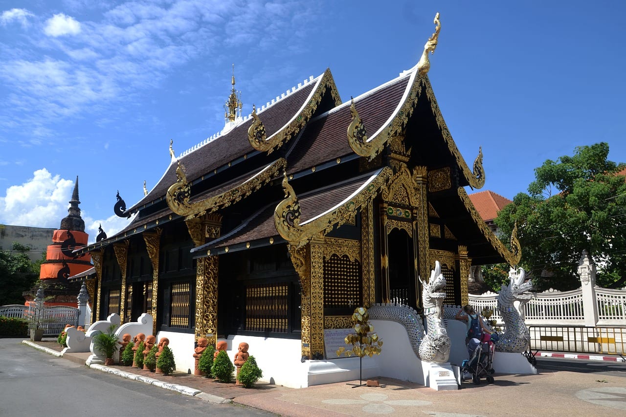 A temple in Chiang Mai, Thailand