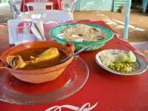Mexico is a cheap place to eat - Ideal for bike touring!