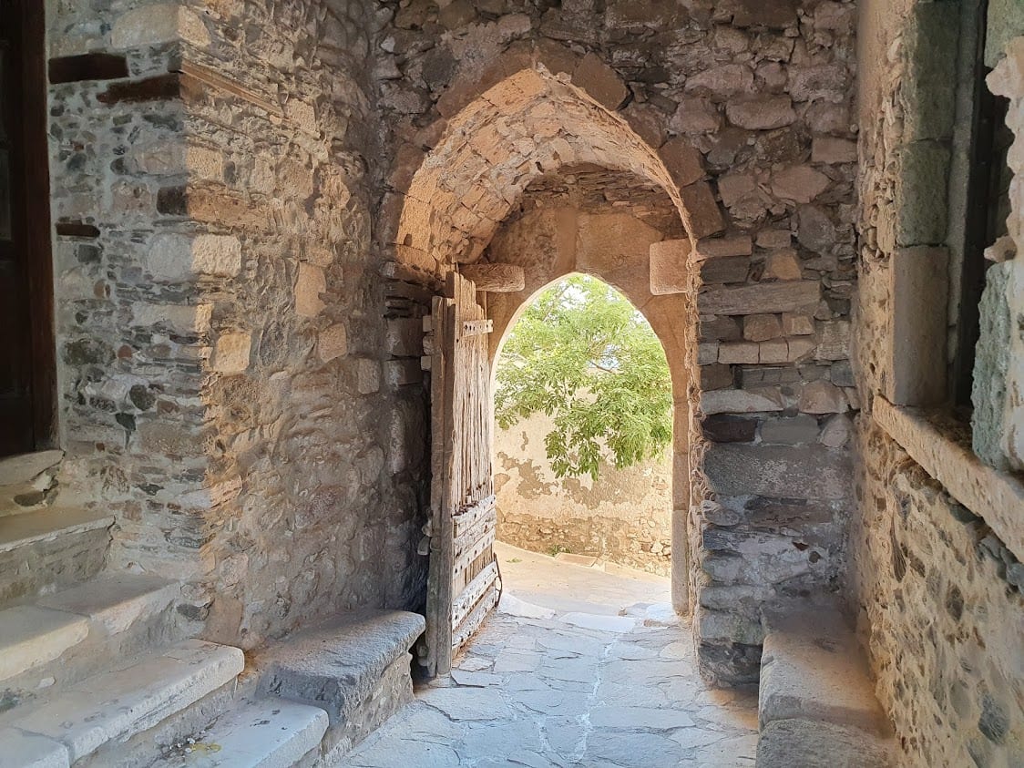 One of the remaining gates in the old Naxos castle