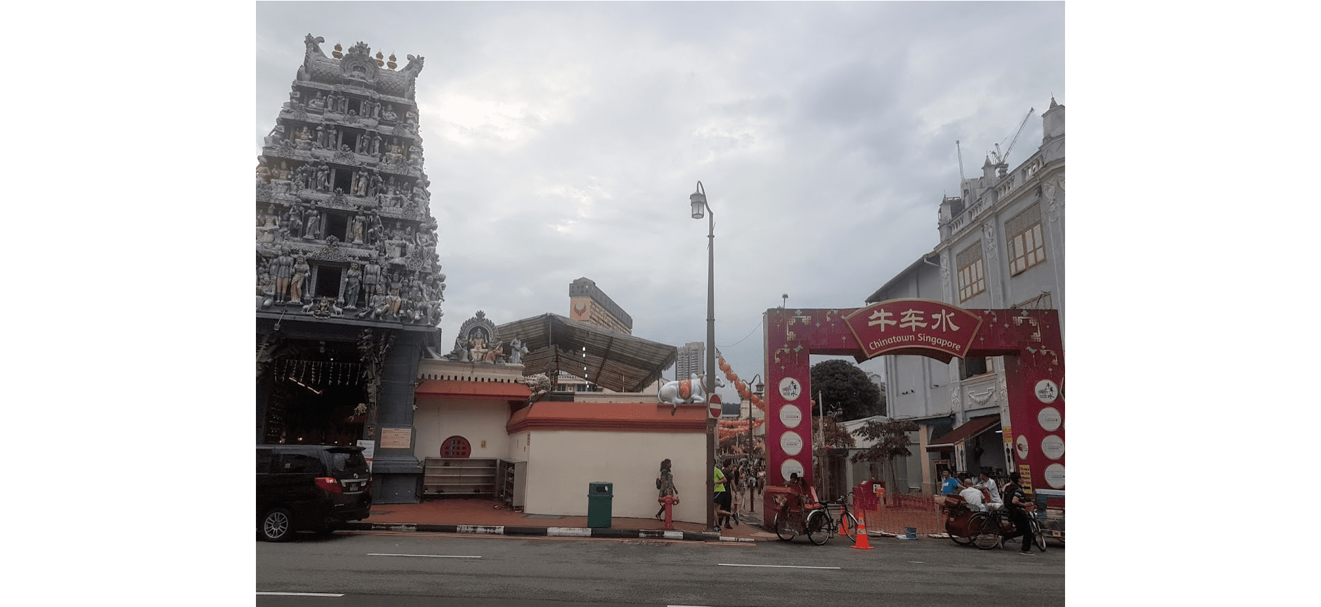 The Sri Mariamman Temple in Chinatown, Singapore