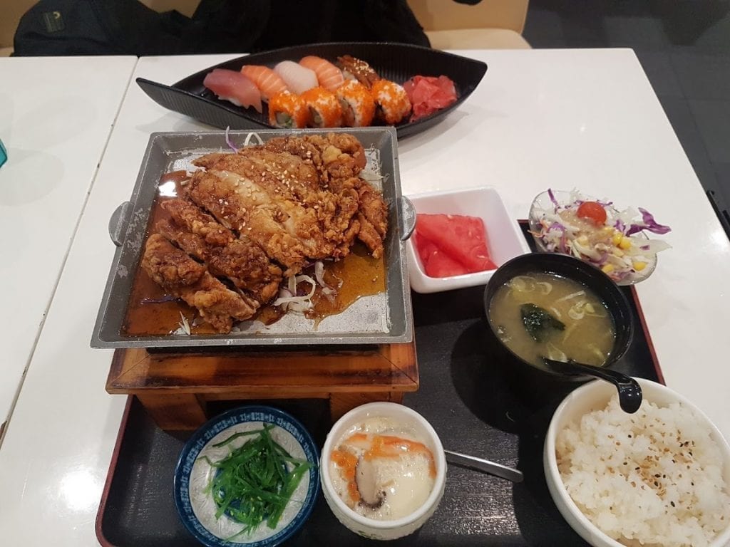 Our first lunch in Singapore