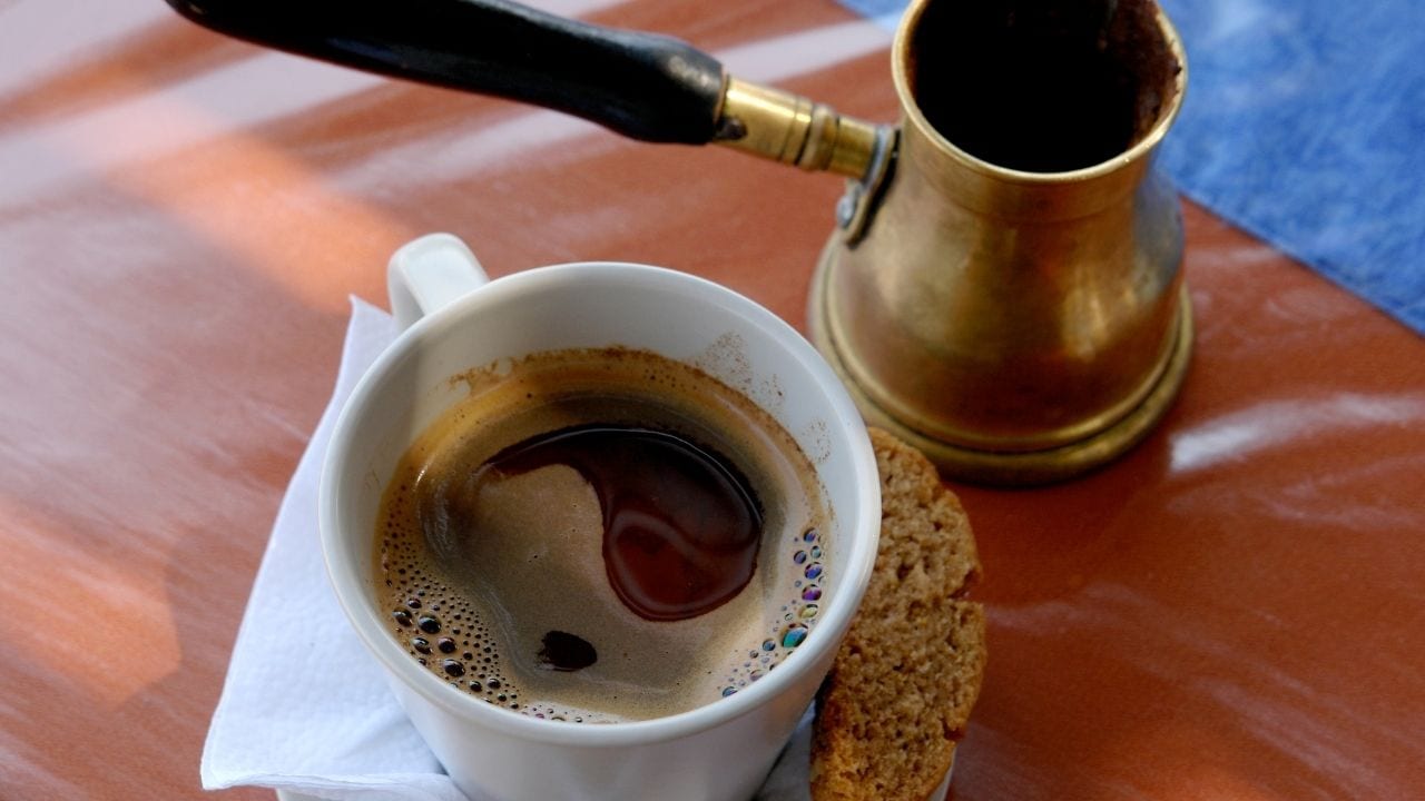 A Greek traditional coffee