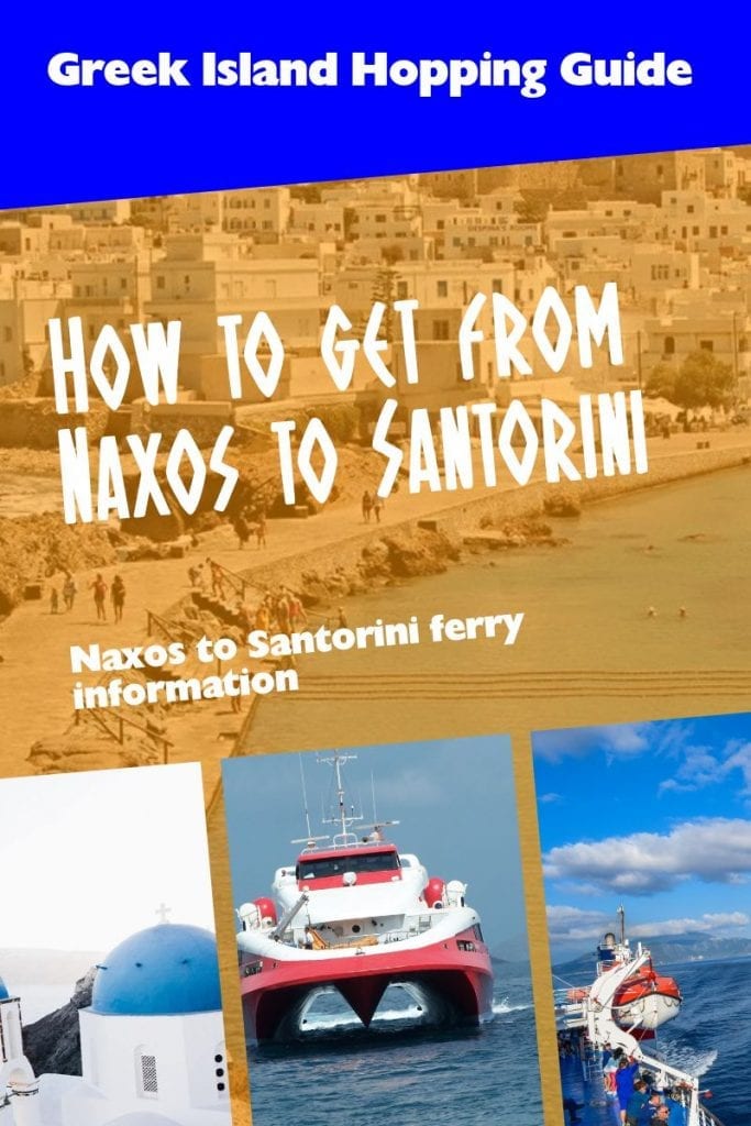 How To Take The Naxos To Santorini Ferry In 2024