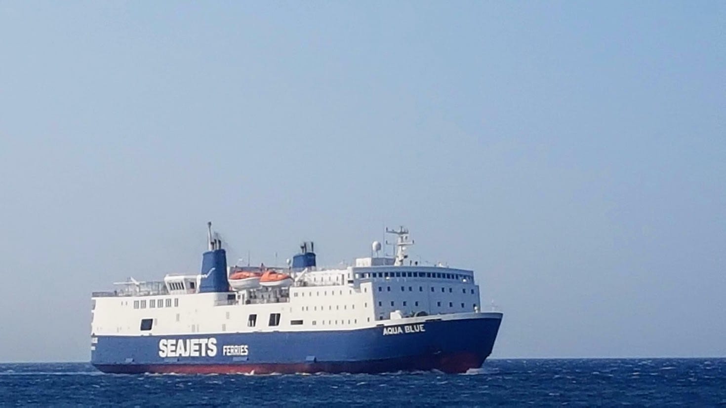 Seajets ferry in Greece