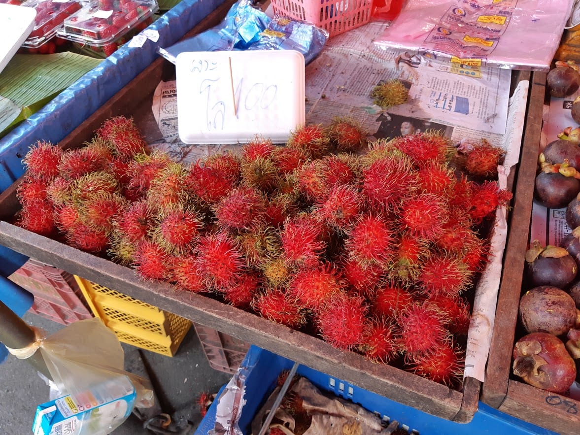 Fruit for sale at Chiang Mai street market