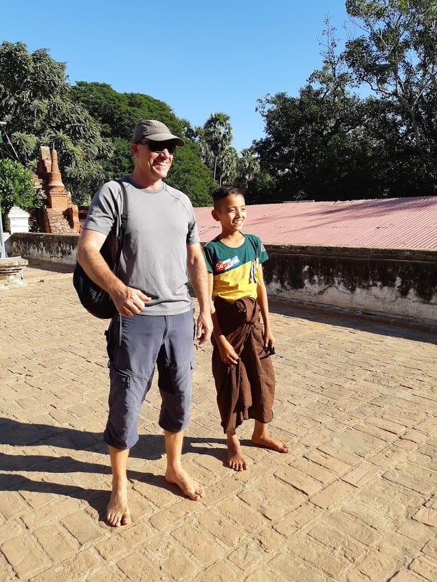 A local in Myanmar wanted their photo taken with me.