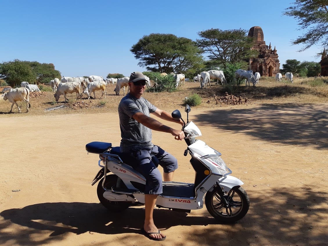 This is what an e-bike at Bagan looks like
