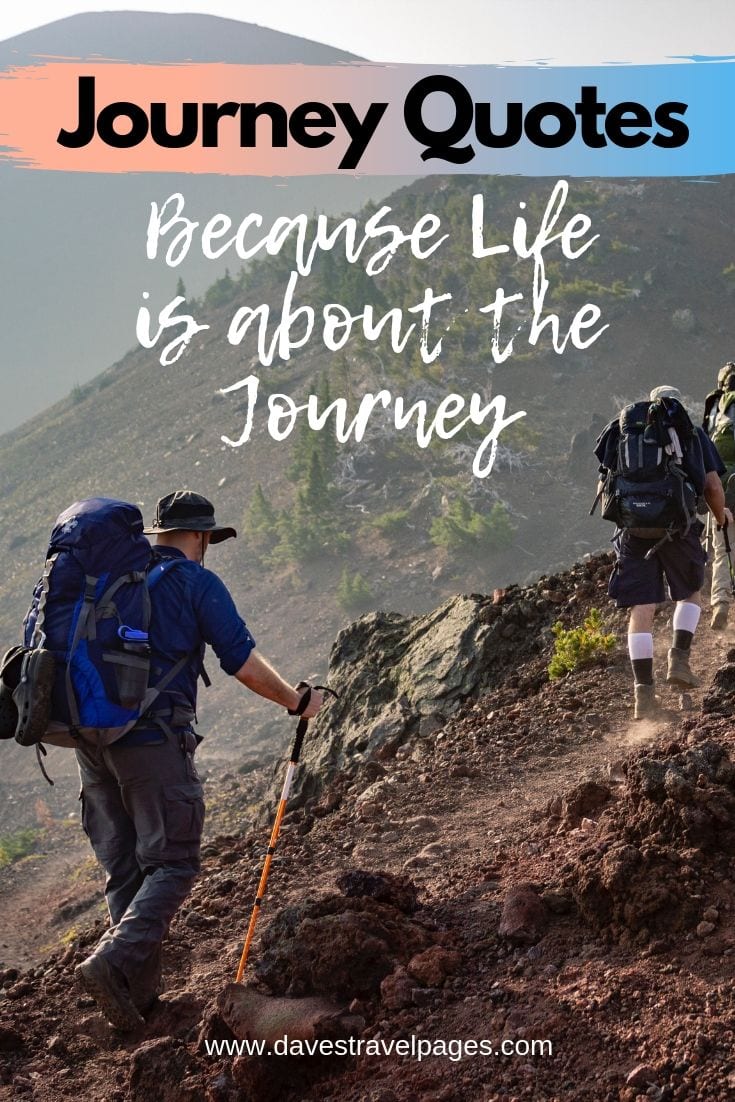 A collection of the best journey quotes about travel and life