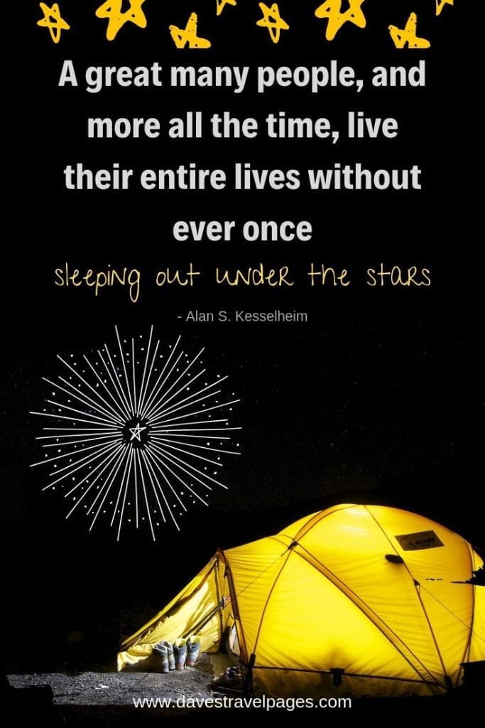 50 Inspiring Camping Quotes - Best Quotes About Camping