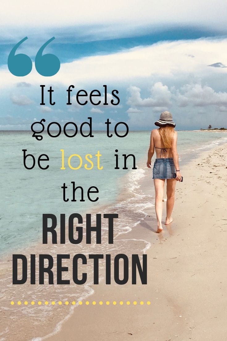 great travel quote about being lost