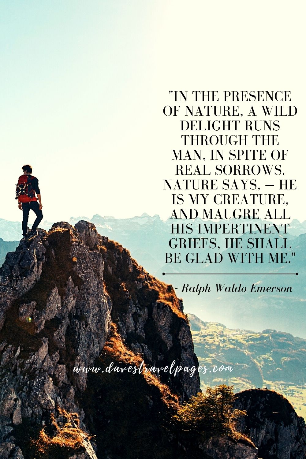 In the presence of nature quote