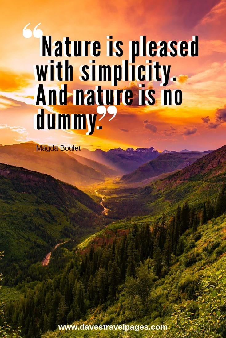 visit nature quotes