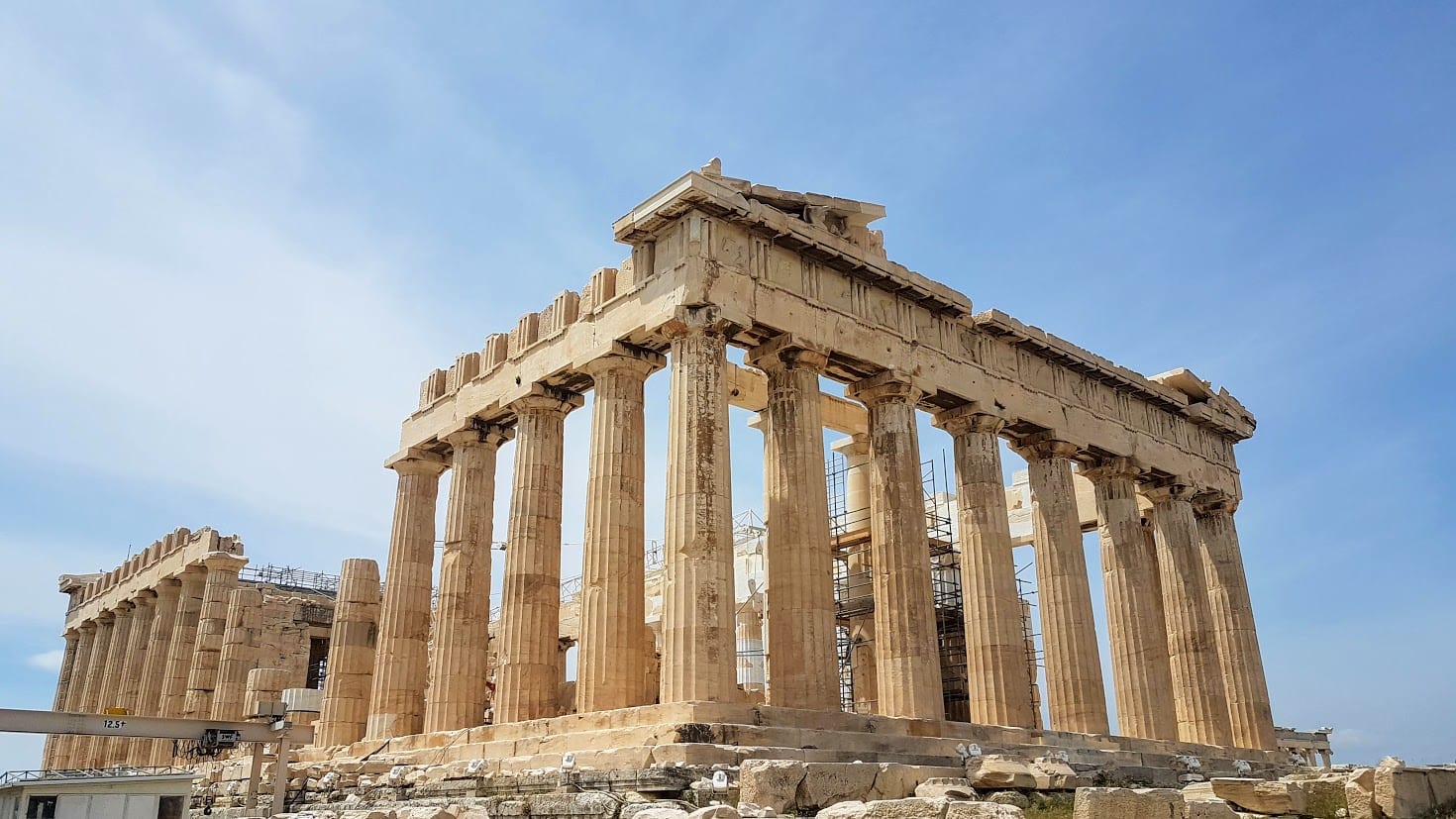 The famous Parthenon in Athens Greece