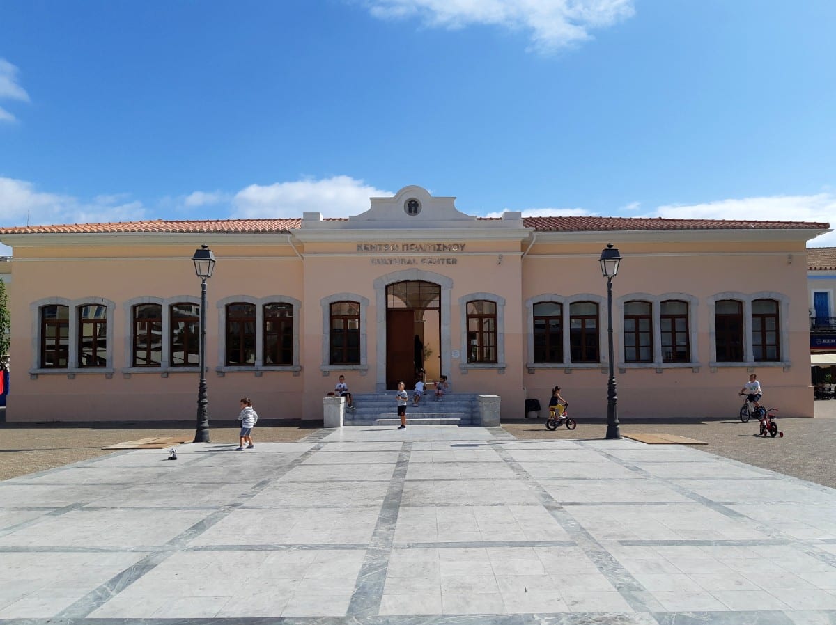 The Cultural centre in Gythion, Mani