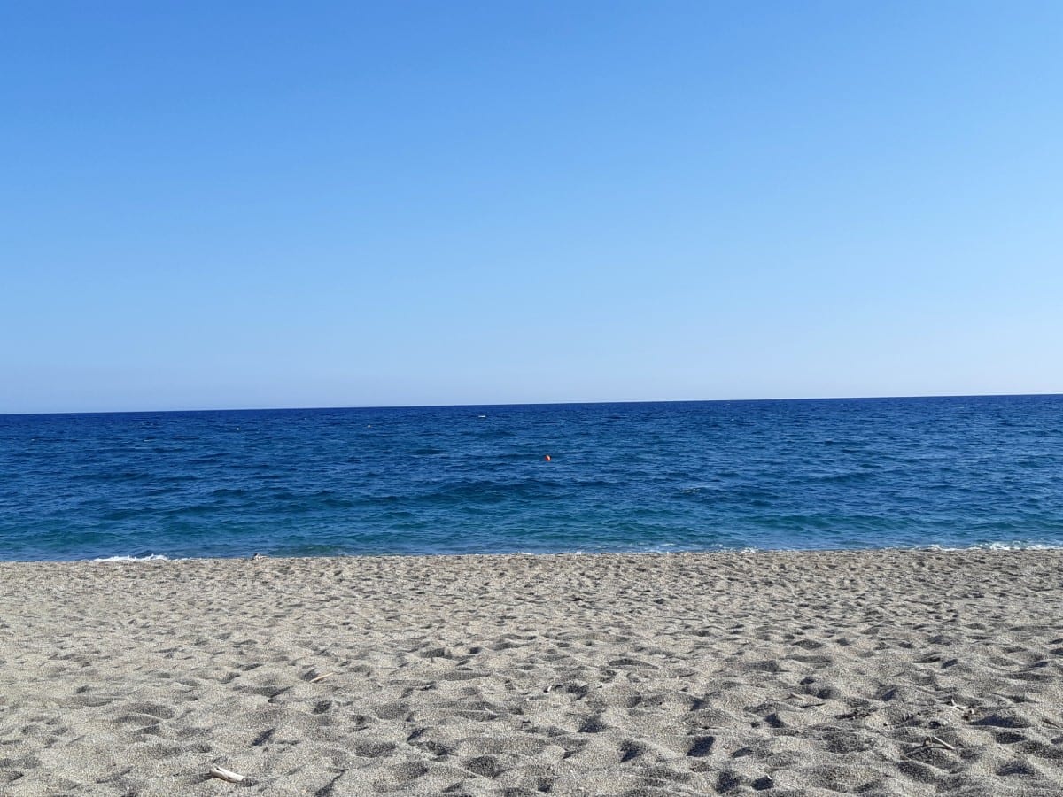 Mavrovounio Beach in the Peloponnese of Greece