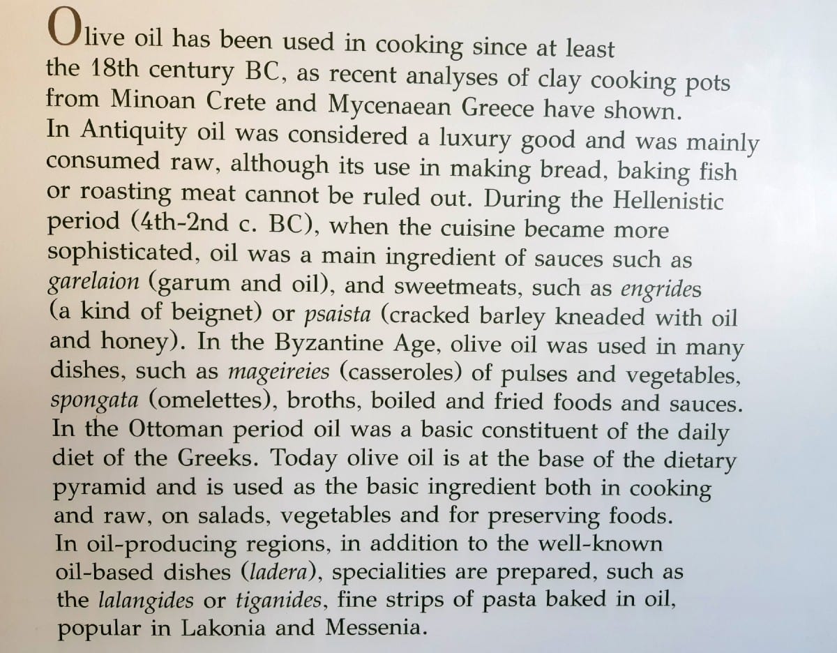 A quick history of olive oil