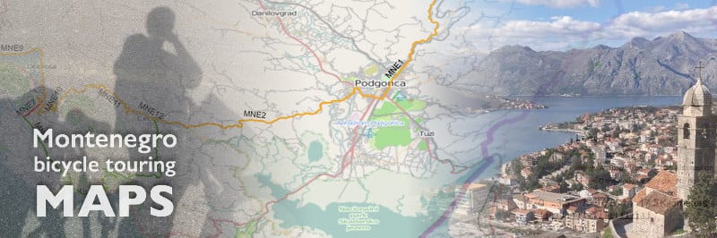 Montenegro Bike Touring Maps