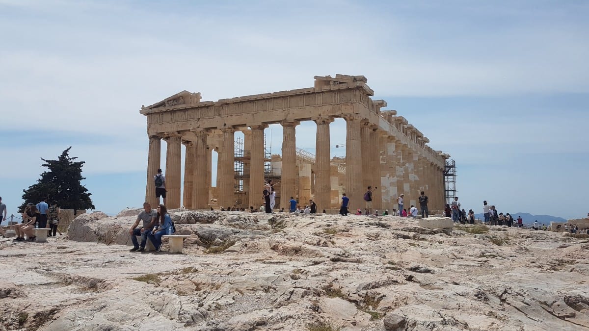 The Parthenon in Athens Greece