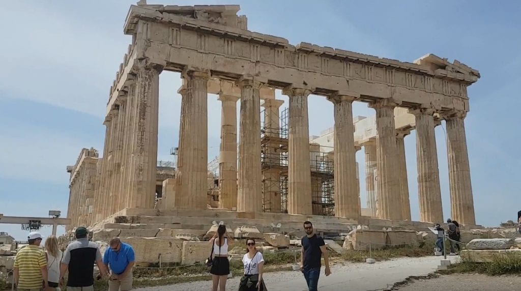 Athens is famous for the Parthenon and the Acropolis - a UNESCO World Heritage Site in Greece