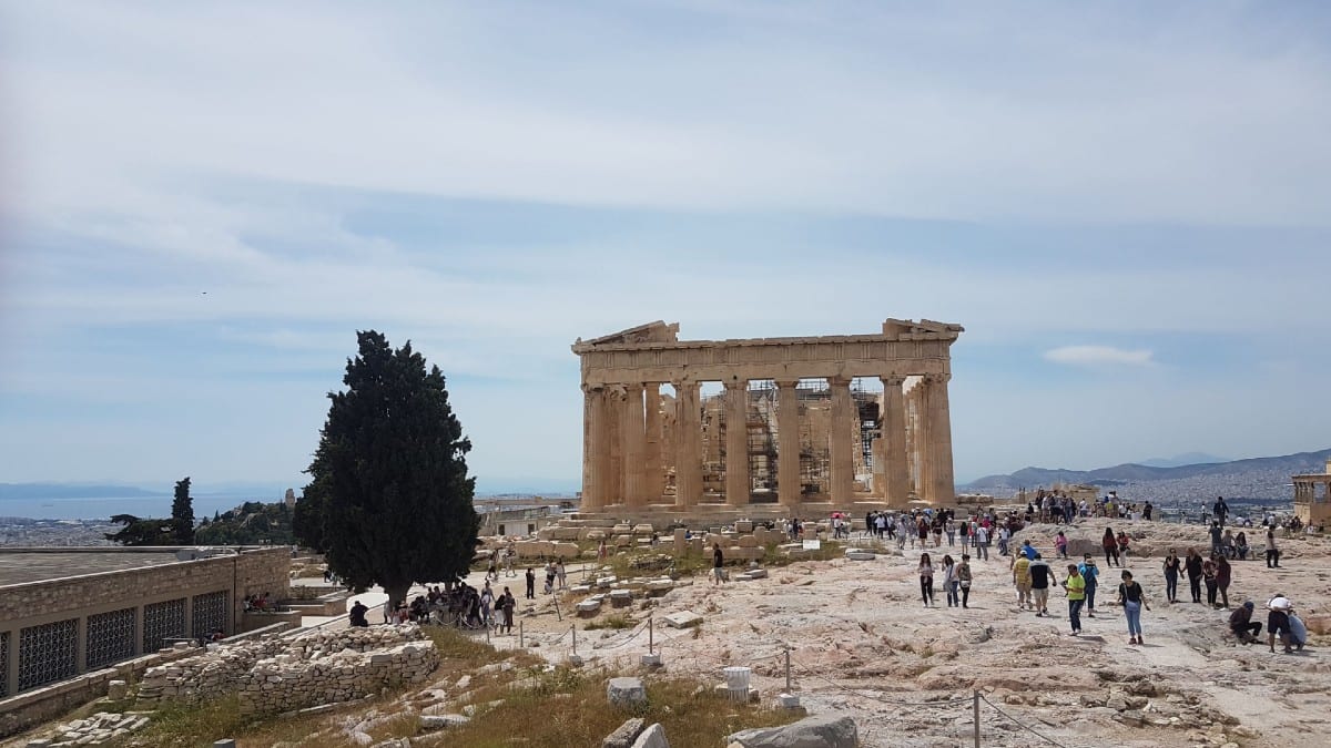 The Parthenon in the Acropolis