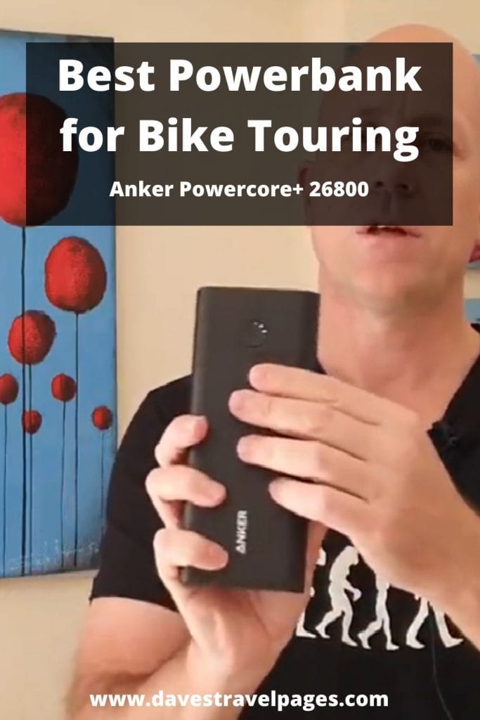 Best Powerbank for Bike Touring Anker Powercore 26800
