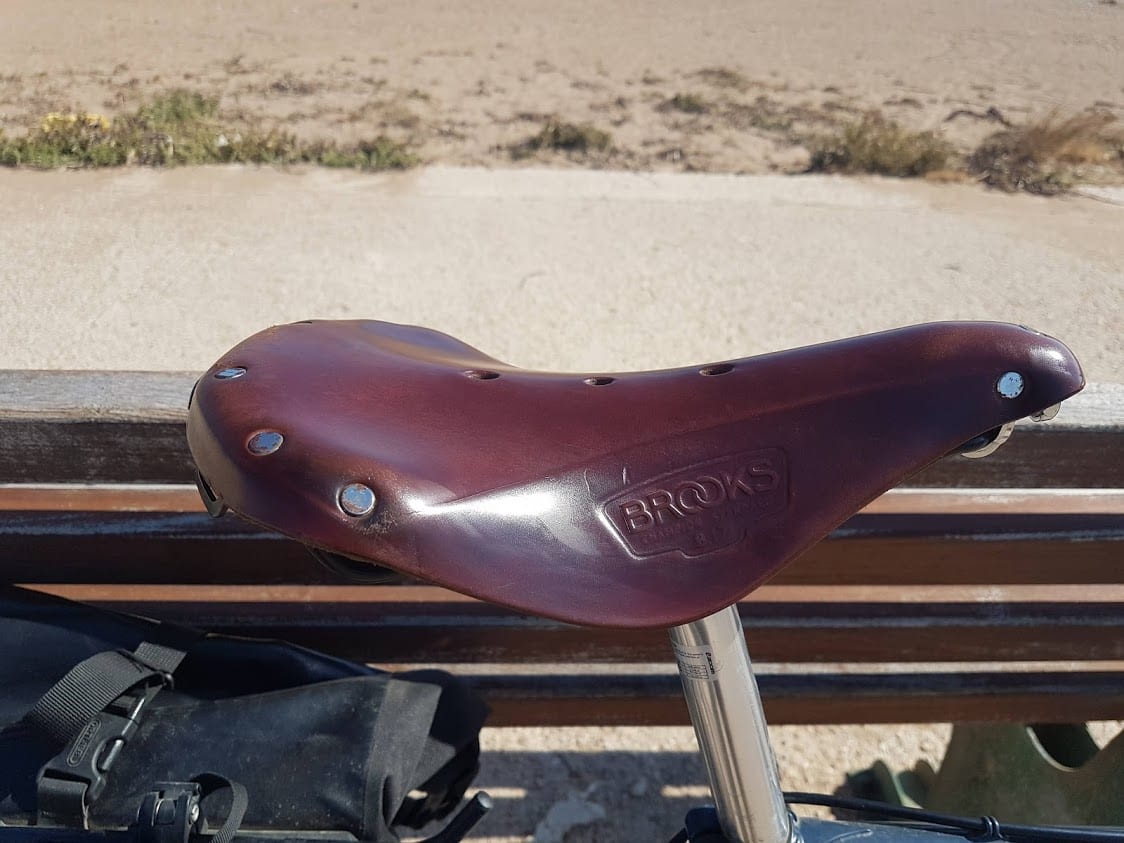 Brooks saddle for bike touring