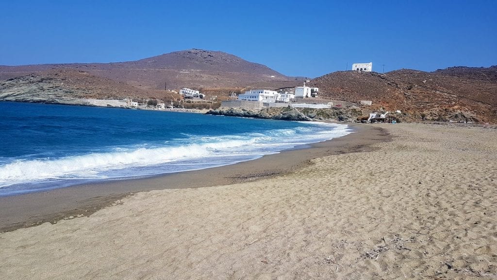 Perfect beach weather on the Greek islands in September