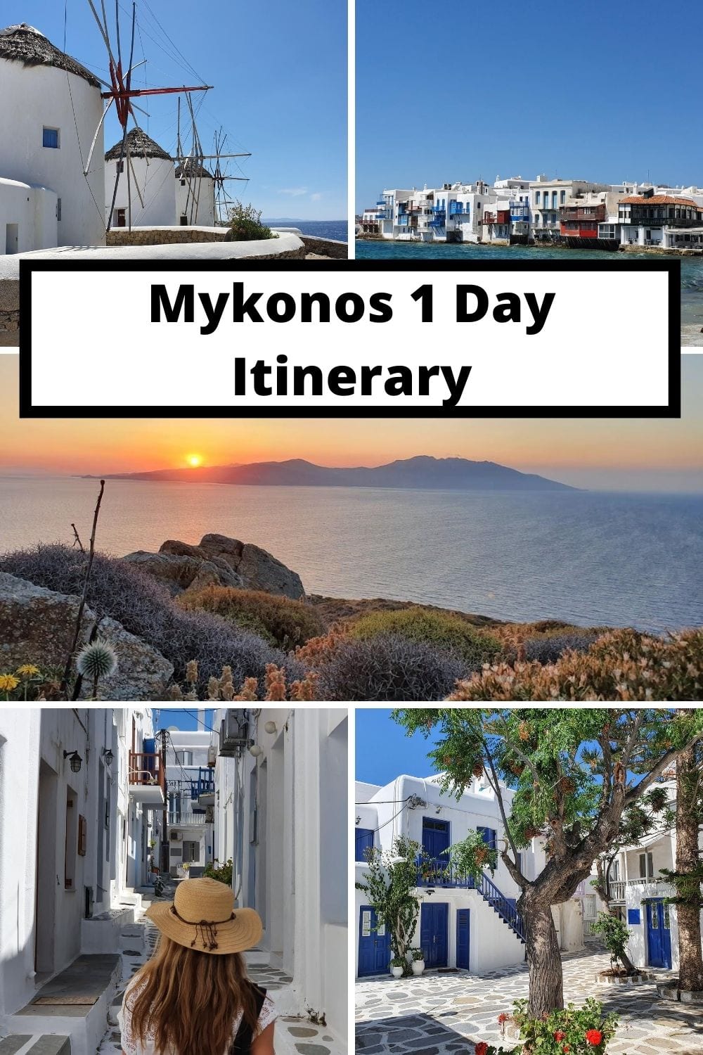 A perfect Mykonos itinerary for spending one day in Mykonos Greece