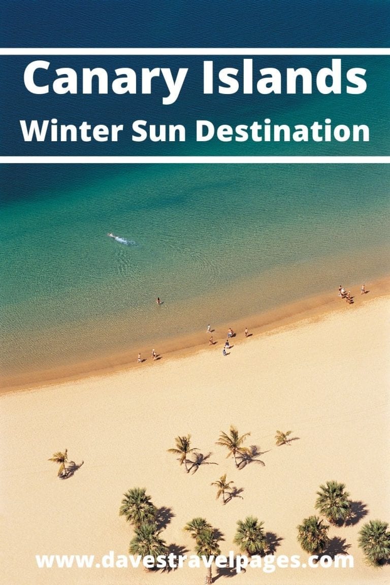 Warmest Canary Island in January and February