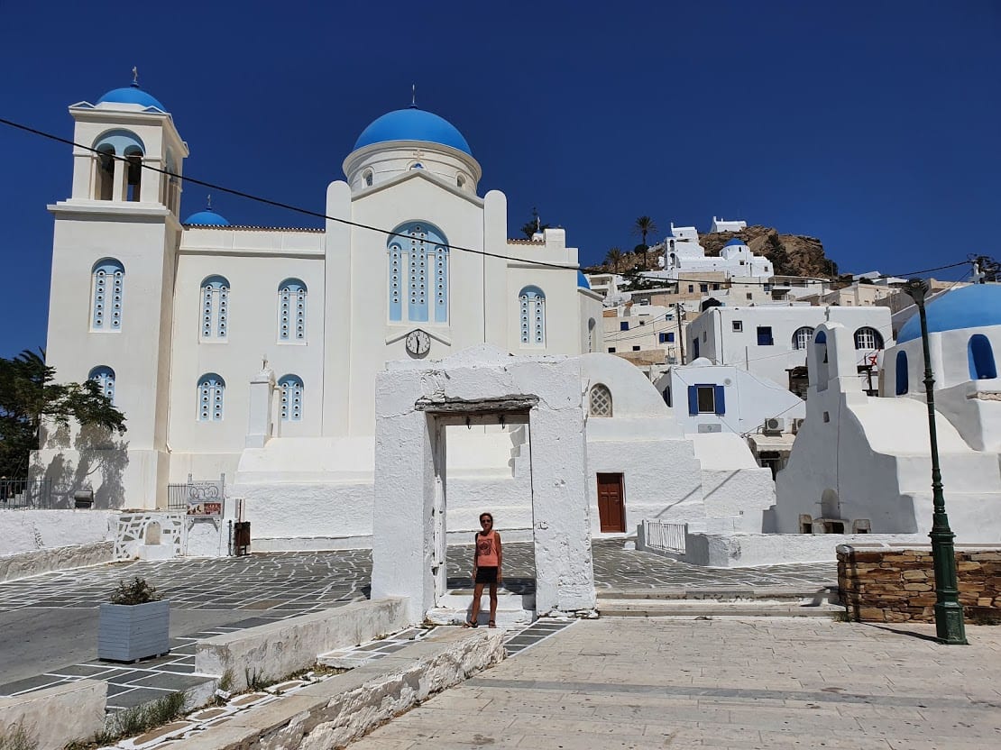 Chora in Ios is just above the main port