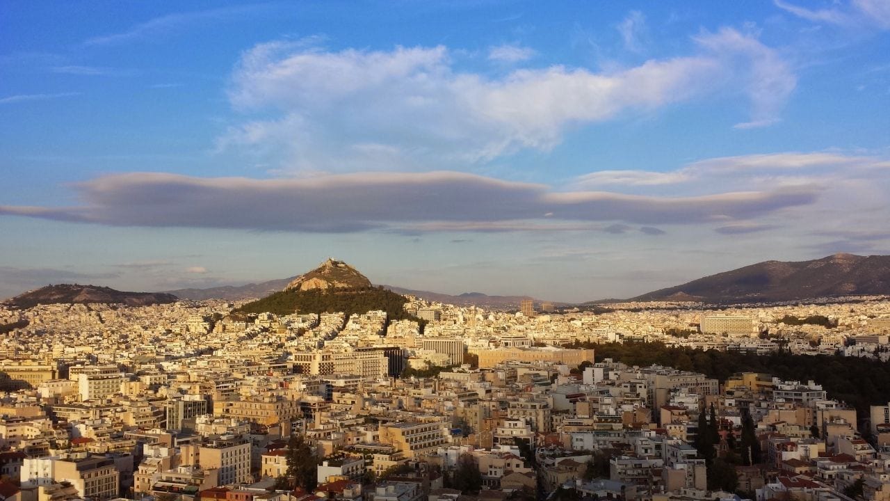 The Hills of Athens are well known city landmarks