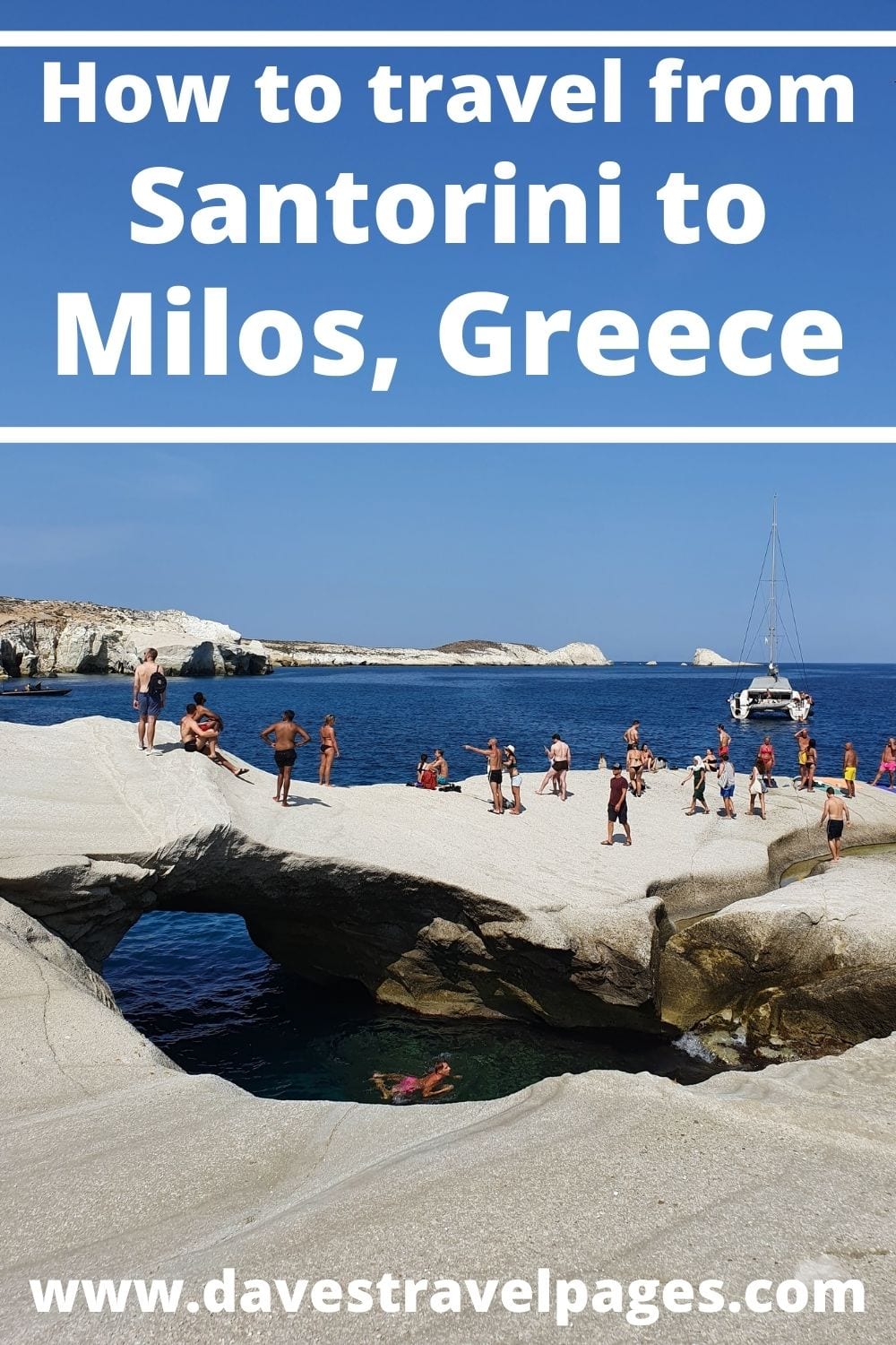 How to travel from Santorini to Milos by ferry