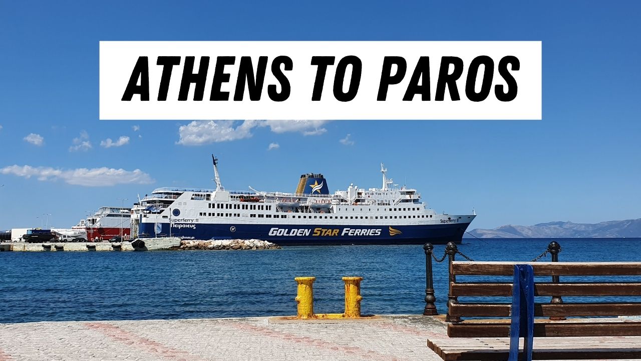 The best way to get from Athens to Paros is by ferry