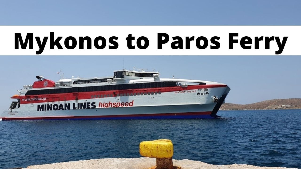travel from mykonos to paros