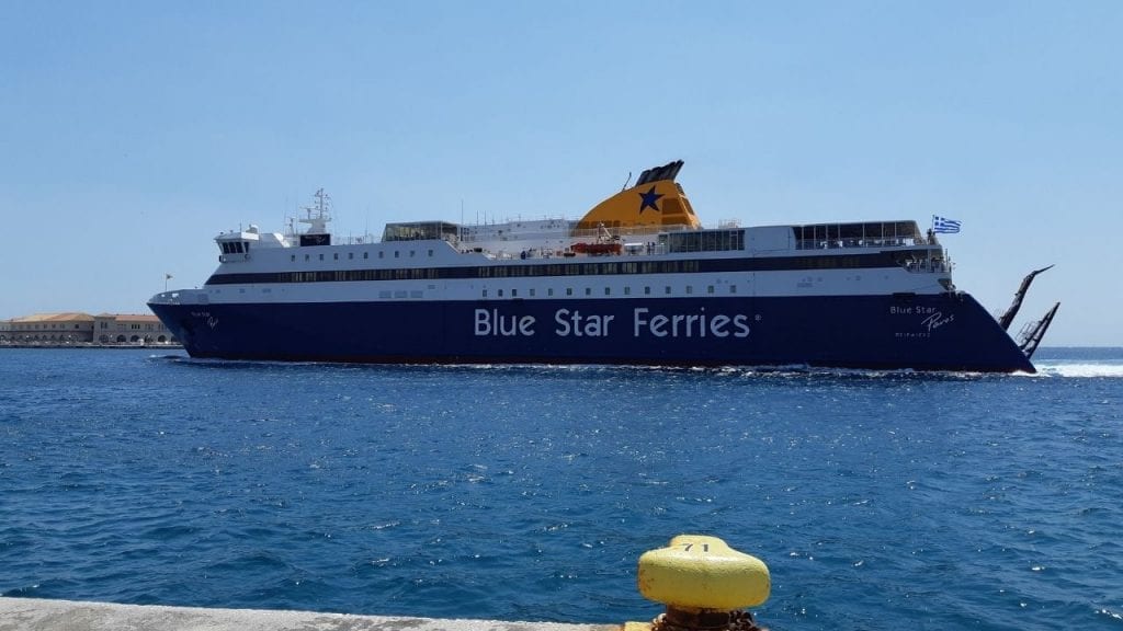 Greek ferries from Mykonos to Syros